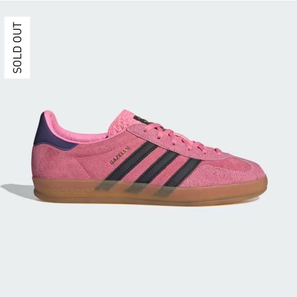 adidas Shoes - NWT Adidas Gazelle Indoor Sneakers Pink Bliss Gum Sole Women’s Size 5.5